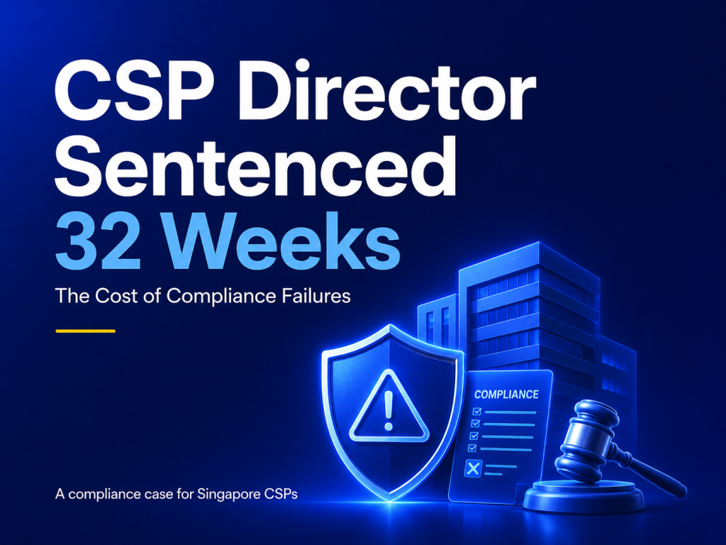 Former CSP Director Sentenced to 32 Weeks’ Imprisonment: The Cost of Compliance Failures