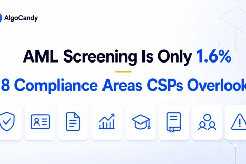AML Screening Is Only 1.6%: 8 Compliance Areas CSPs Overlook