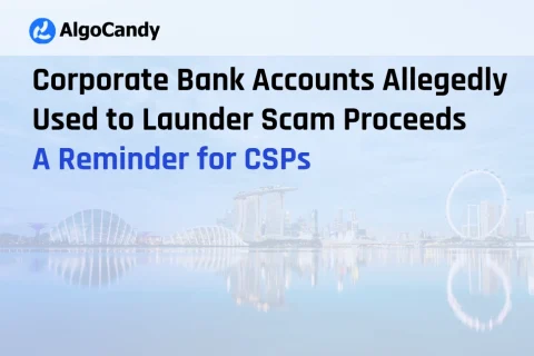 Corporate Bank Accounts Allegedly Used to Launder Scam Proceeds: A Reminder for CSPs